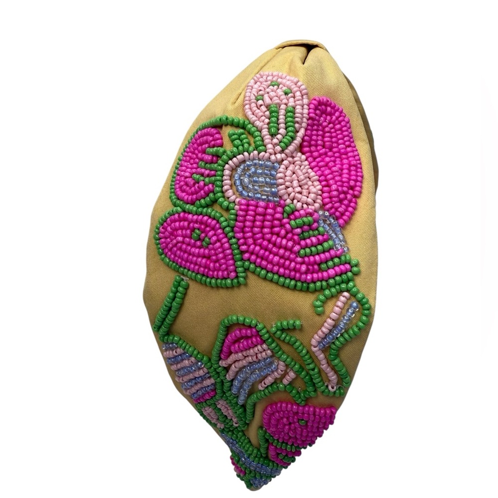 279. The Delray Beach Floral Beaded Headband